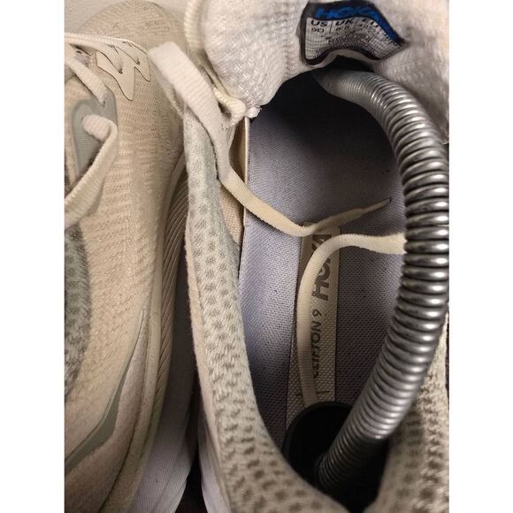 Hoka One One Clifton 9 1127895 OKB Beige Running Shoes Sneakers Men's Size 9 - Picture 6 of 8